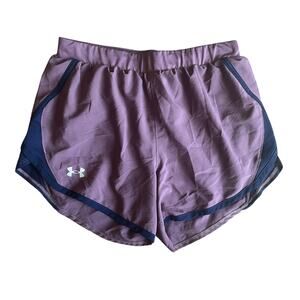 Under Armour Heatgear Purple / Blue Athletic Shorts Size Small